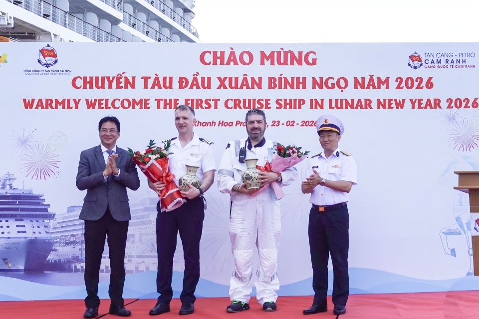 Cảng Quốc tế Cam Ranh đón tàu khách Quốc tế, “Khai xuân khởi sắc Bính Ngọ 2026”