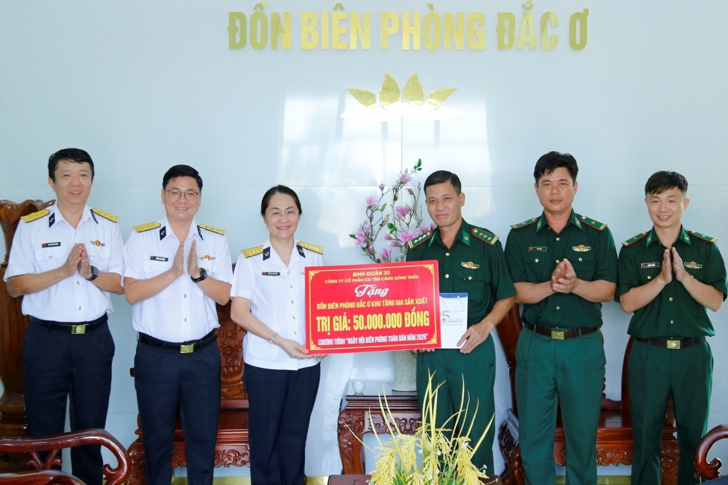 ICD Tân Cảng Sóng Thần: Ấm áp nghĩa tình biên cương