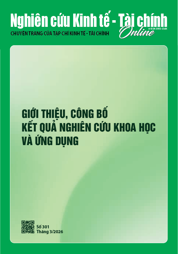 Mục lục Nghiên cứu Kinh tế - Tài chính Online số 301, tháng 3/2026