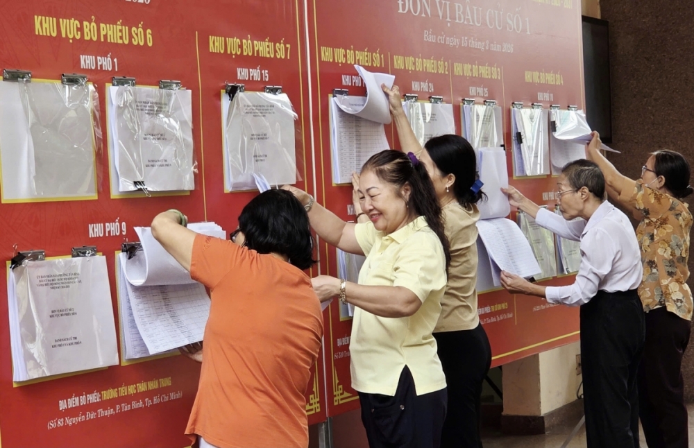 TP. Hồ Chí Minh: Công tác chuẩn bị bầu cử đang được triển khai chặt chẽ, đúng tiến độ TP. Hồ Chí Minh: Công tác chuẩn bị bầu cử đang được triển khai chặt chẽ, đúng tiến độ