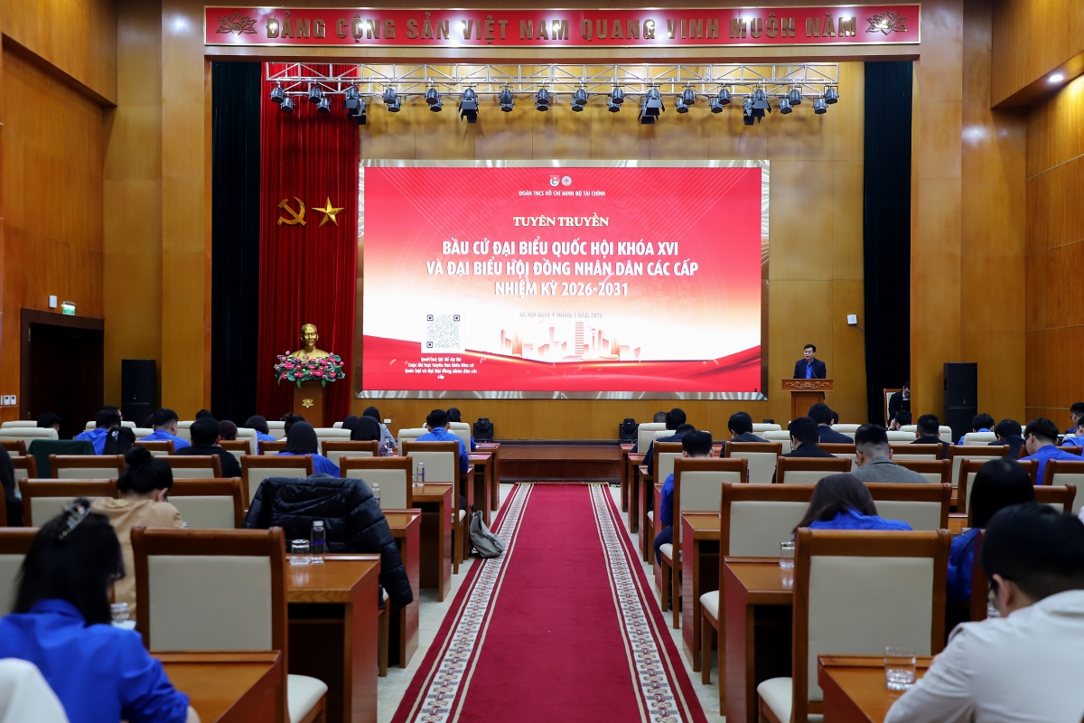 Tuổi trẻ Bộ Tài chính tích cực tham gia các hoạt động hướng tới bầu cử Quốc hội khóa XVI