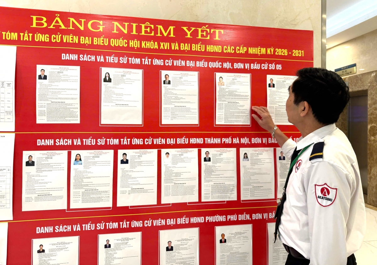 Mỗi lá phiếu cử tri - Trách nhiệm chọn người đủ đức, đủ tài đại diện cho Nhân dân