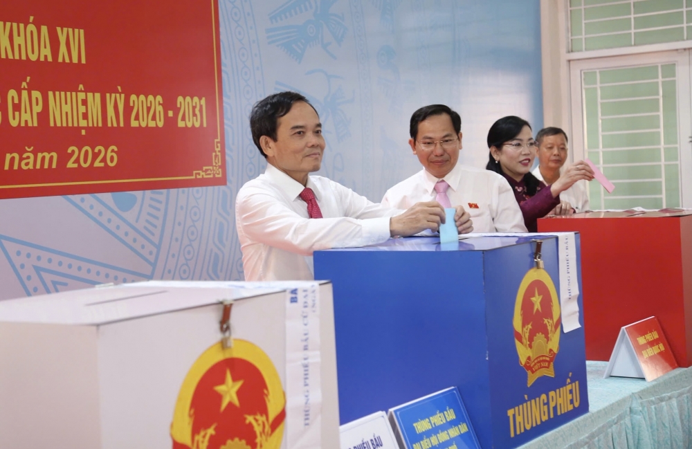 TP. Hồ Chí Minh: Hơn 9,7 triệu cử tri nô nức thực hiện quyền và nghĩa vụ công dân