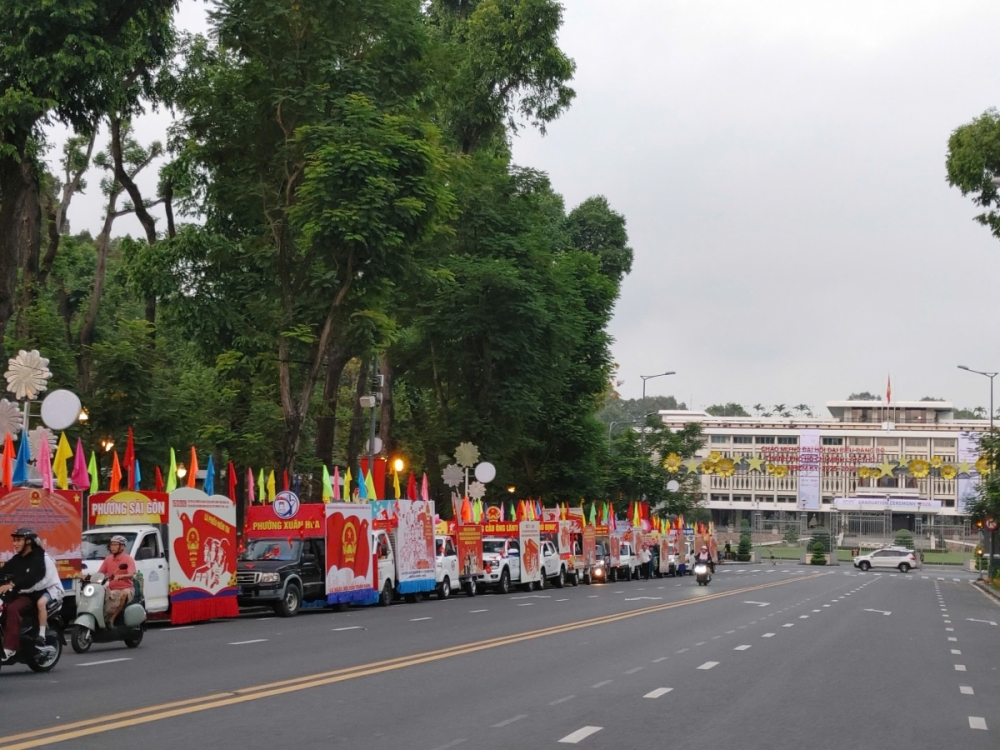 Chùm ảnh: Cử tri TP. Hồ Chí Minh nô nức tham gia Ngày hội non sông
