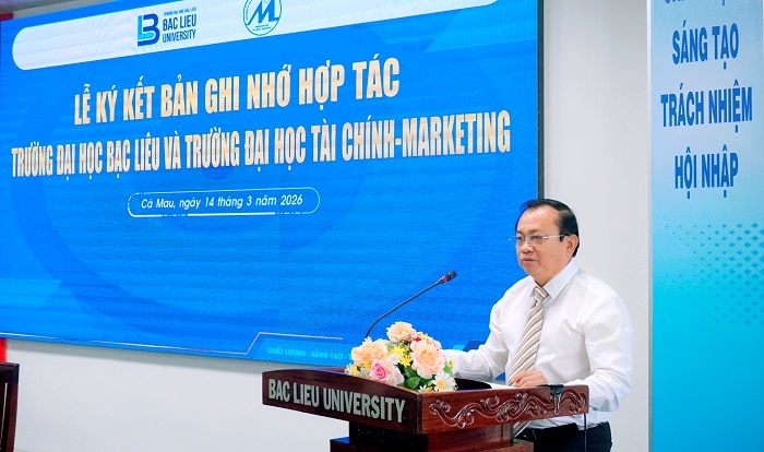 Đại học Tài chính - Marketing và Đại học Bạc Liêu ký kết hợp tác nâng cao chất lượng đào tạo Đại học Tài chính - Marketing và Đại học Bạc Liêu ký kết hợp tác nâng cao chất lượng đào tạo