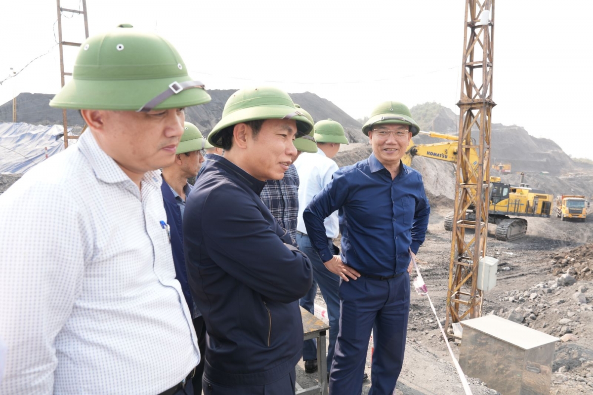 Lãnh đạo TKV làm việc với Công ty CP Than Hà Tu