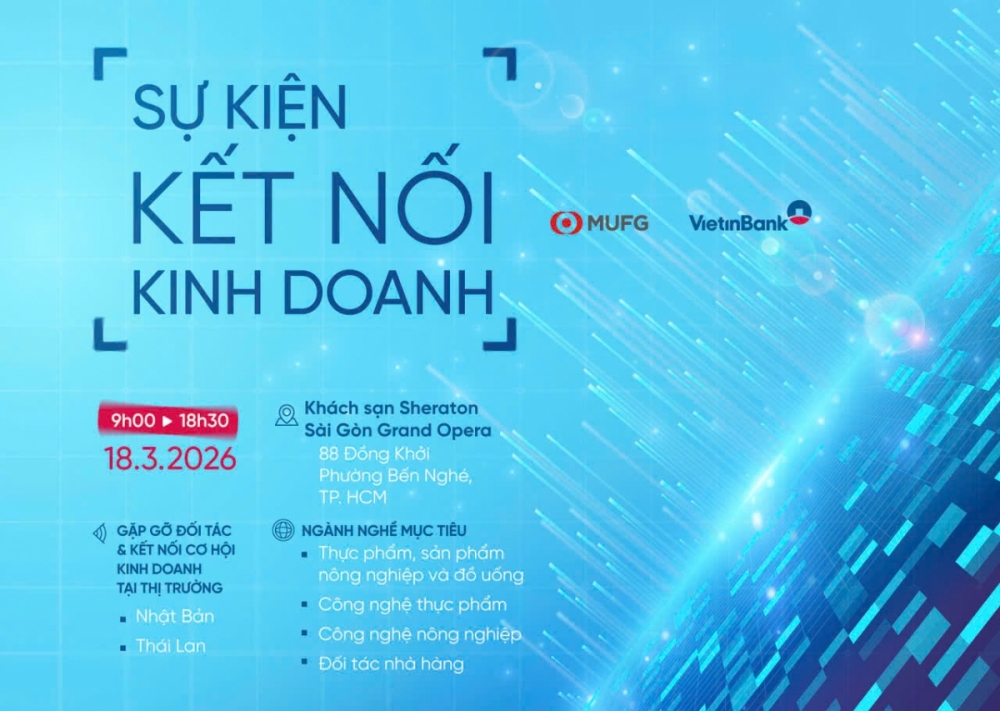 Kết nối kinh doanh 2026: Cơ hội liên kết chuỗi giá trị thực phẩm - nông nghiệp công nghệ cao
