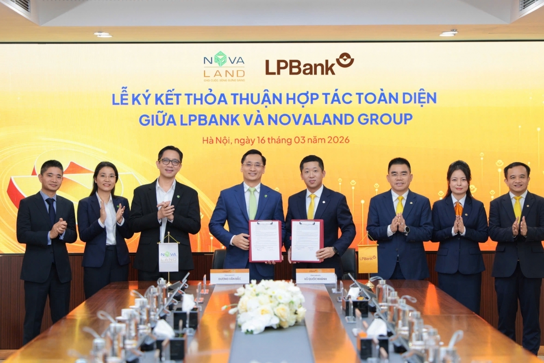 LPbank Và Novaland ký kết thỏa thuận hợp tác toàn diện