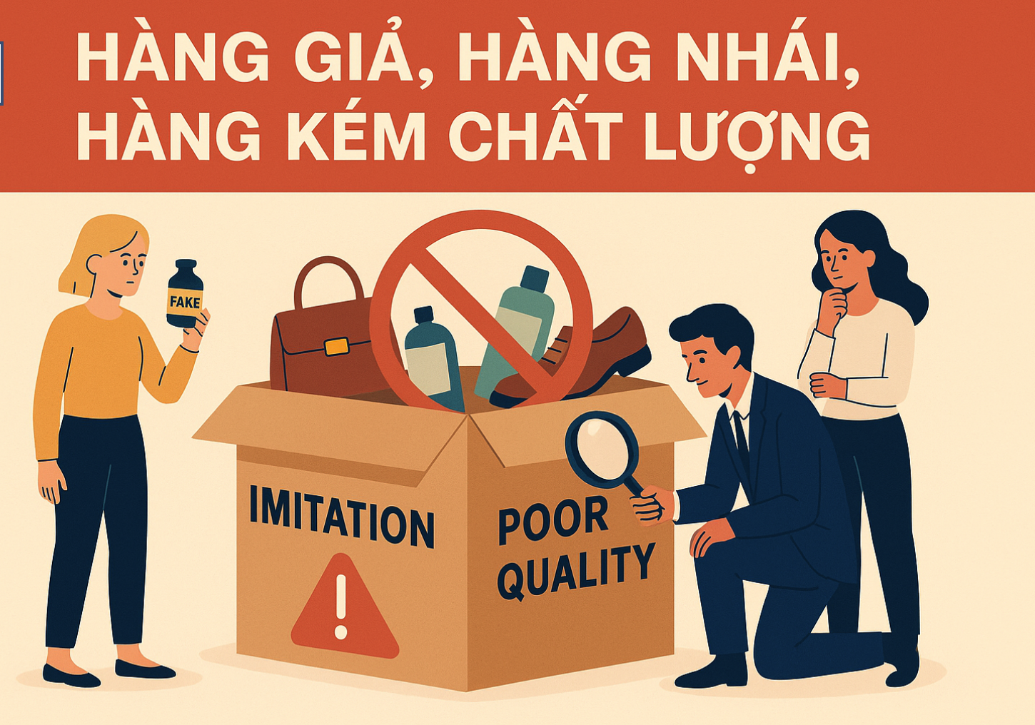 Chặn hàng giả, hàng nhái: Nhiều địa phương mở đợt kiểm tra quy mô lớn