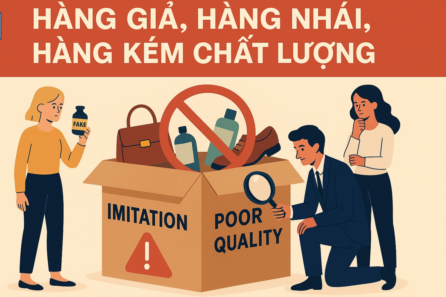 Chặn hàng giả, hàng nhái: Nhiều địa phương mở đợt kiểm tra quy mô lớn