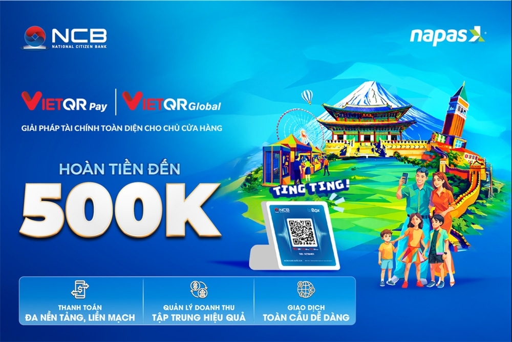 NAPAS hợp tác NCB thúc đẩy thanh toán xuyên biên giới với VIETQRGlobal