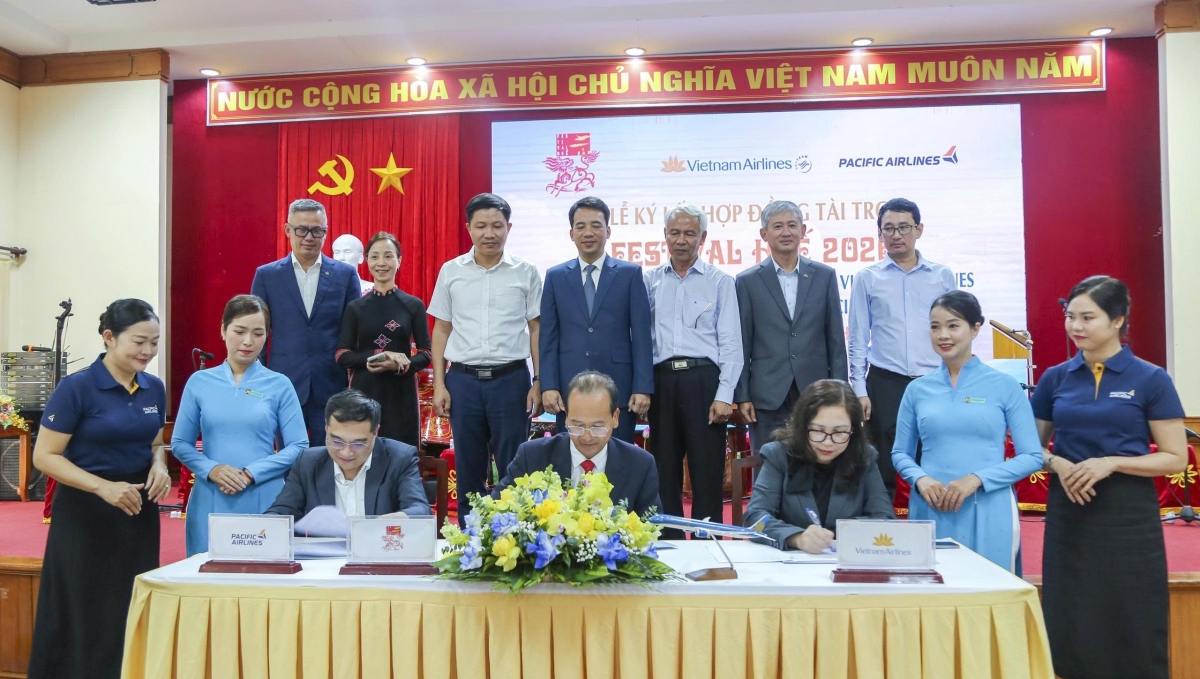 Vietnam Airlines và Pacific Airlines là “Nhà vận chuyển chính thức” của Festival Huế 2026 Vietnam Airlines và Pacific Airlines là “Nhà vận chuyển chính thức” của Festival Huế 2026