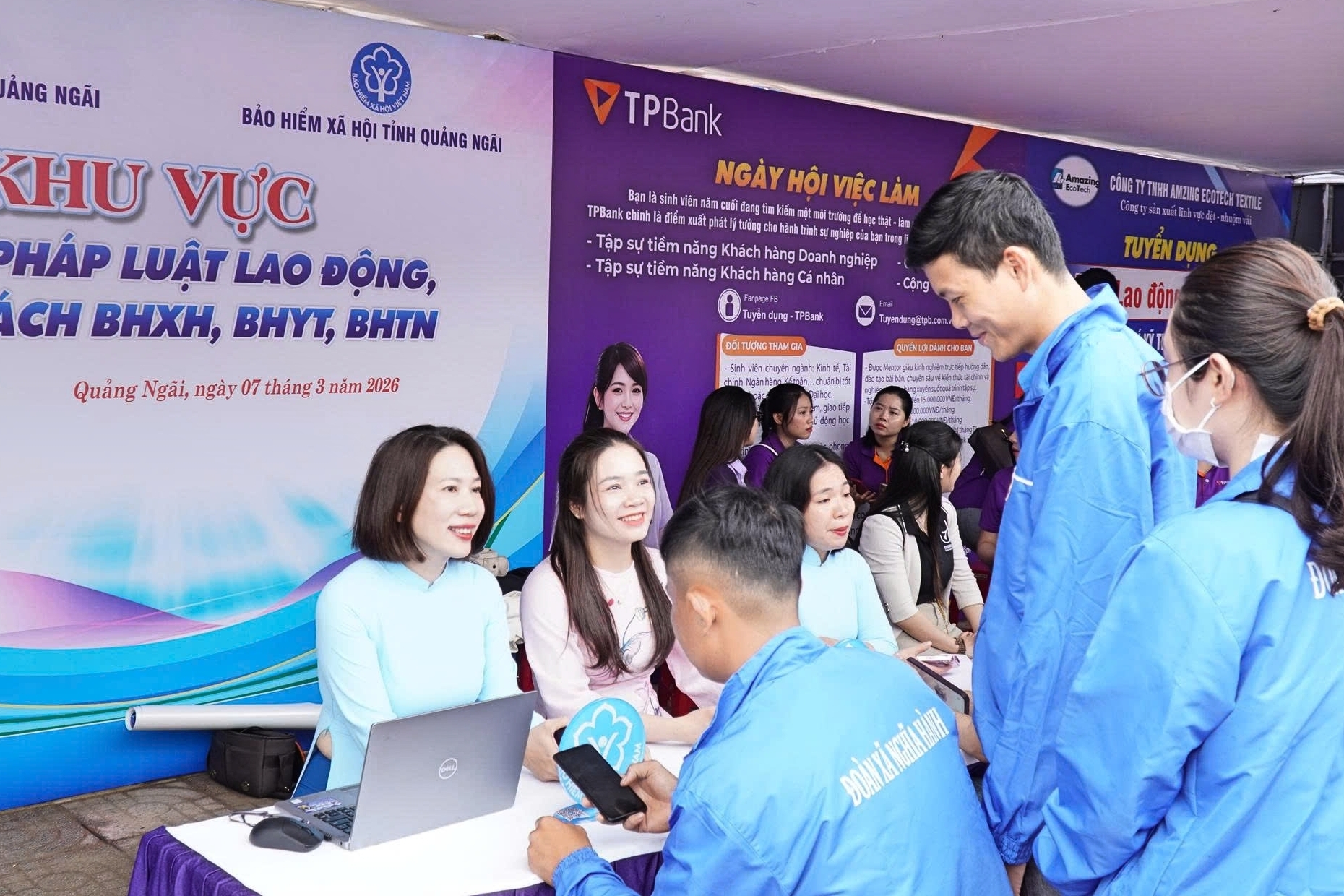 Chính sách bảo hiểm xã hội trở thành tiêu chí lựa chọn tại ngày hội việc làm