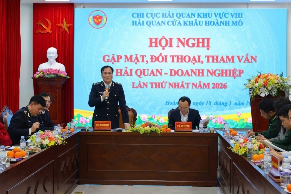 Hải quan cửa khẩu Hoành Mô thu hút thêm 36 doanh nghiệp mới