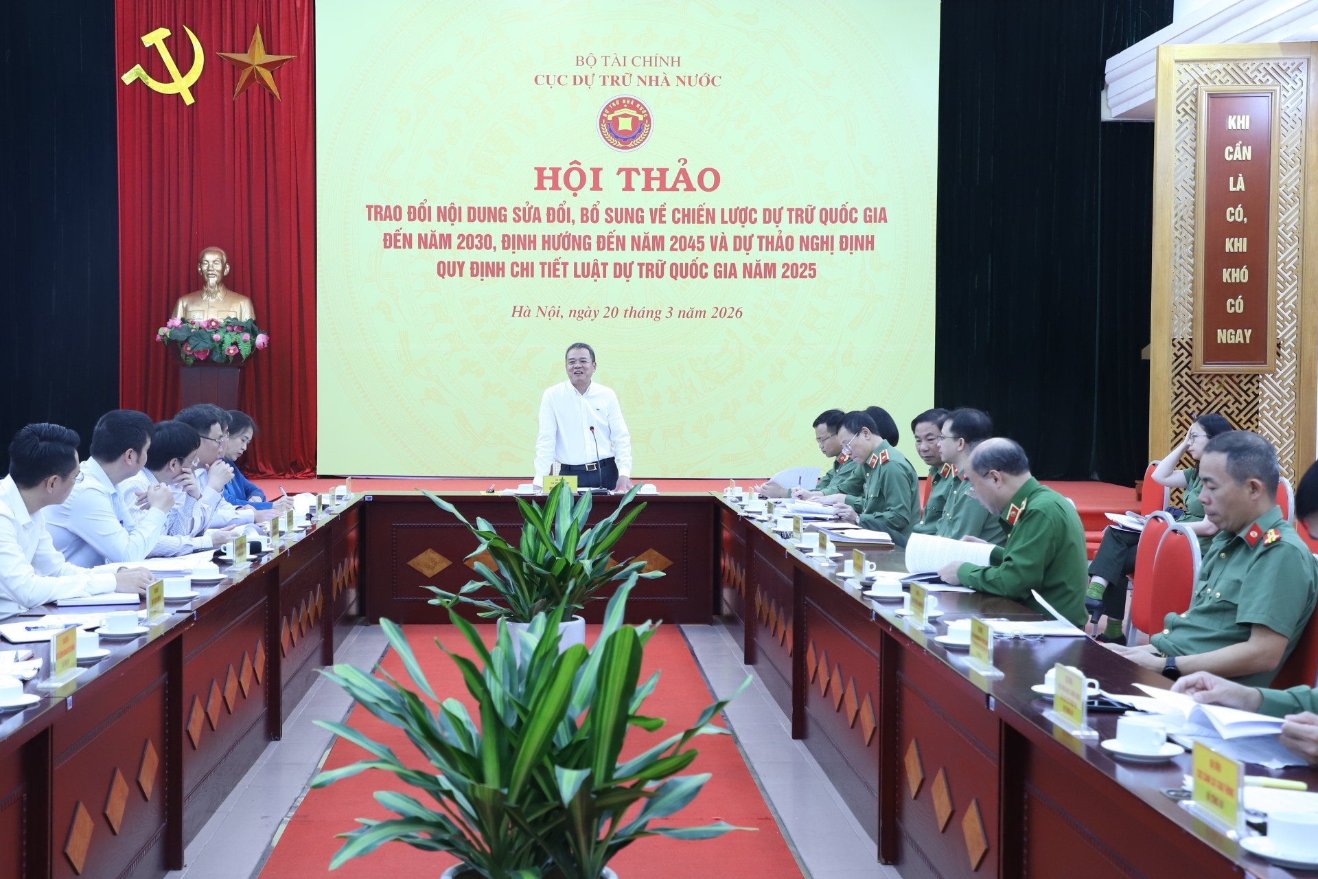 Đảm bảo dự trữ quốc gia gắn với đảm bảo an ninh chiến lược