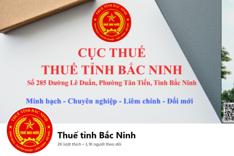Thuế tỉnh Bắc Ninh: Cung cấp 223 thủ tục hành chính trực tuyến toàn trình