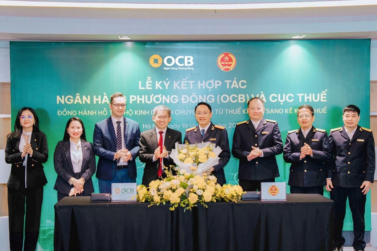 Cục Thuế hợp tác với OCB hỗ trợ chi phí tối ưu cho hộ kinh doanh lên doanh nghiệp