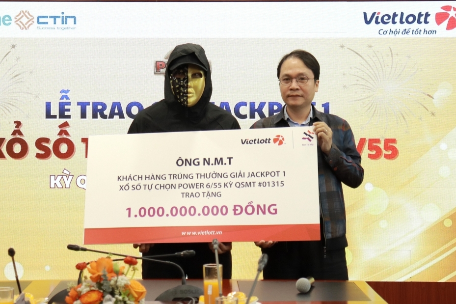 Vietlott trao giải thưởng jackpot hơn 114 tỷ đồng cho người chơi ở Tây Ninh