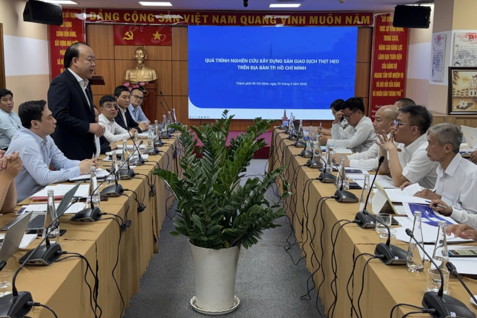 Thí điểm niêm yết thịt heo trên Sở Giao dịch hàng hóa Việt Nam