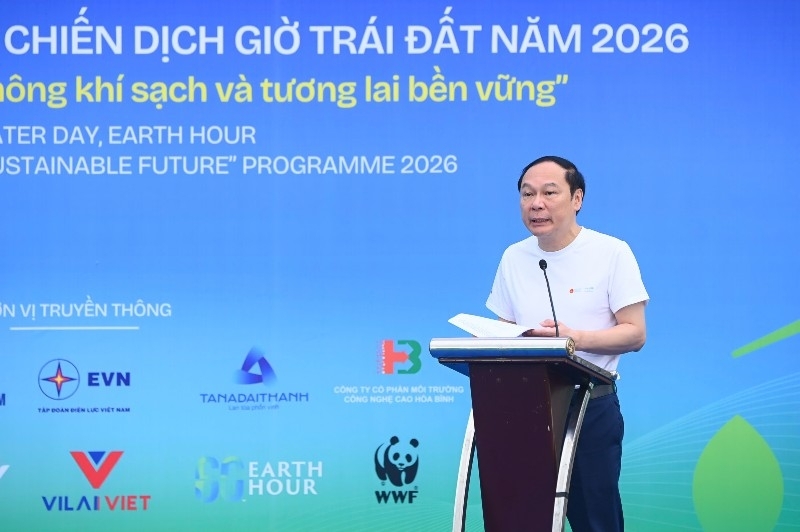 Thứ trưởng Bộ Nông nghiệp và Môi trường Lê Công Thành phát biểu tại sự kiện. Thứ trưởng Bộ Nông nghiệp và Môi trường Lê Công Thành phát biểu tại sự kiện.