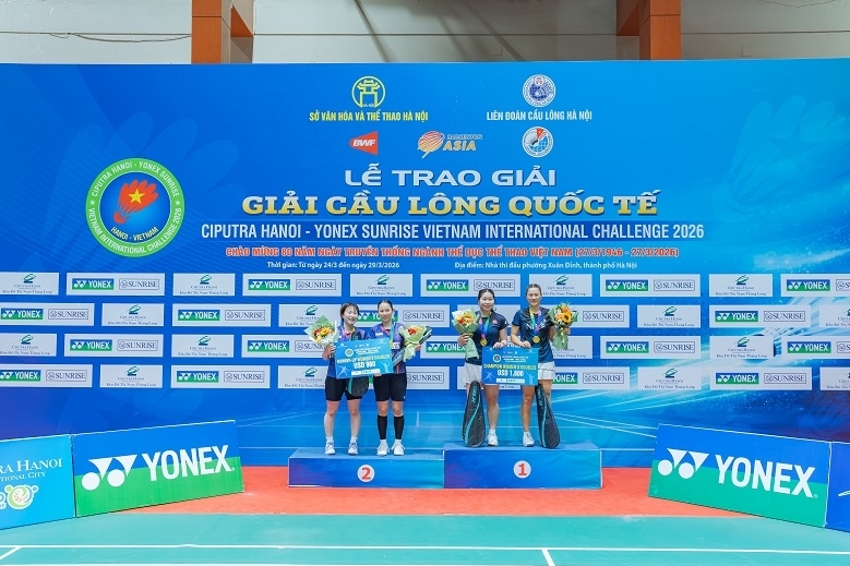 Ciputra Hanoi lan tỏa dấu ấn tại chung kết Giải cầu lông quốc tế Vietnam International Challenge 2026