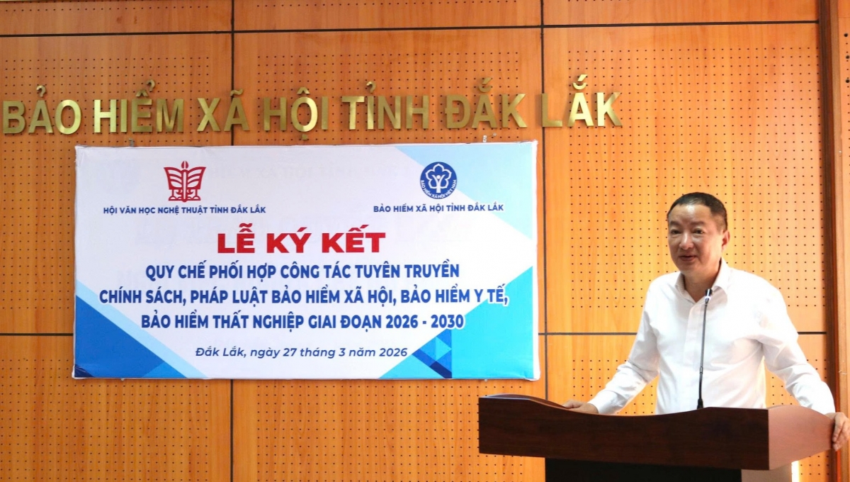 Đắk Lắk: Ký kết phối hợp thúc đẩy phát triển chính sách bảo hiểm xã hội