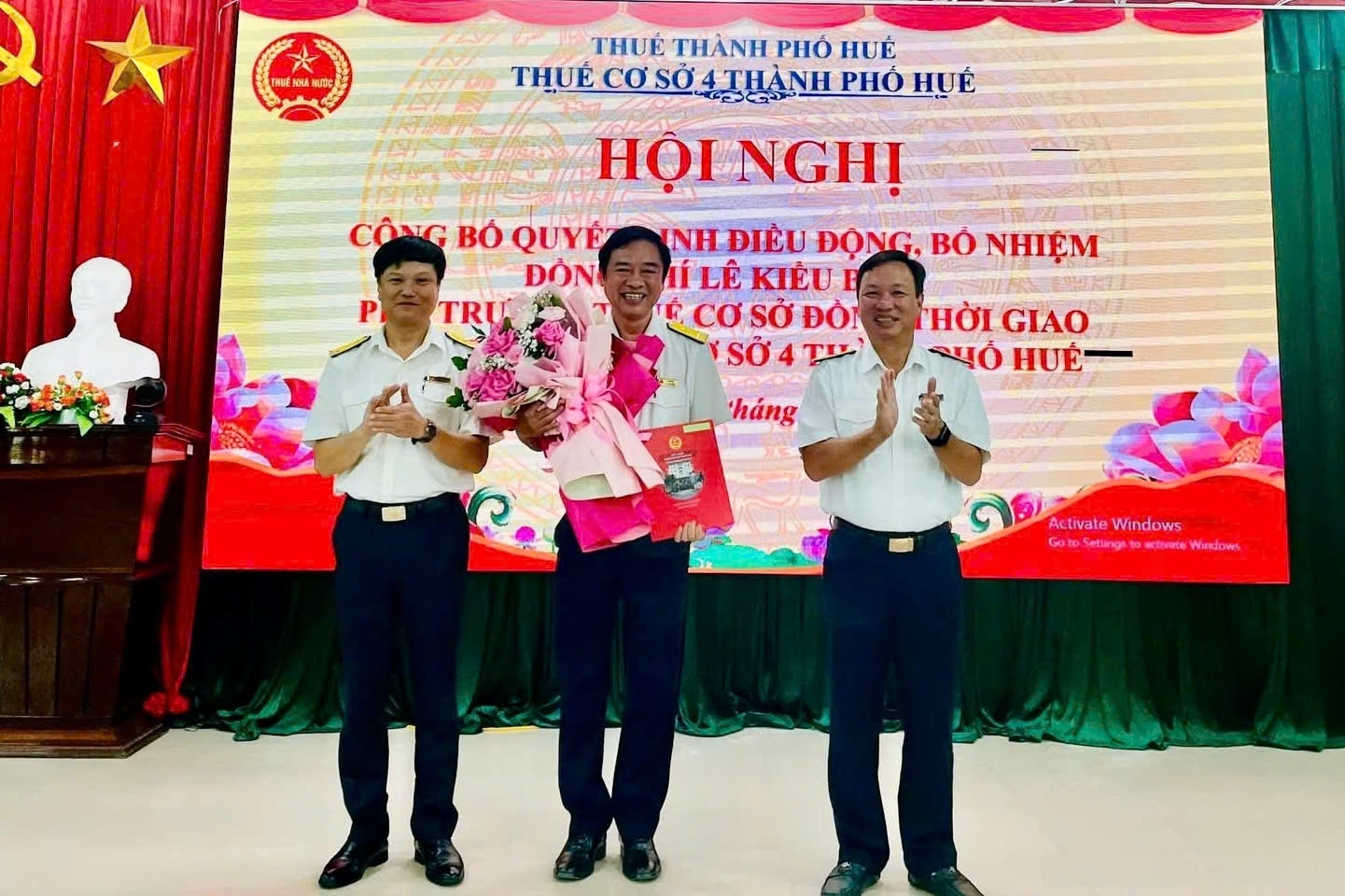 Thuế TP. Huế kiện toàn lãnh đạo các đơn vị thuế cơ sở