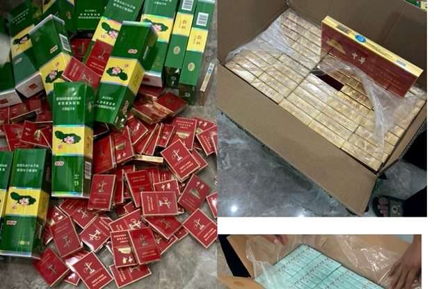 Hải quan khu vực VII triệt phá 2 vụ vận chuyển thực phẩm bẩn và thuốc lá lậu