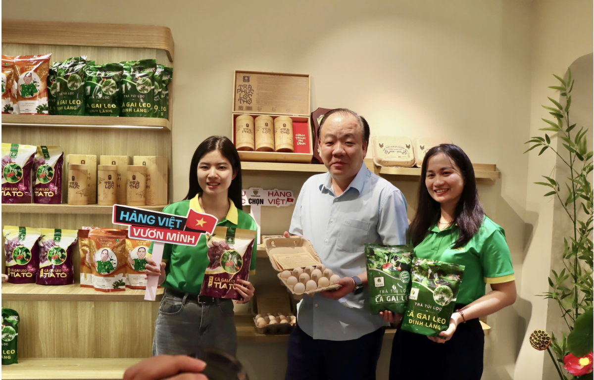 Sức sống hàng Việt lần thứ 4: Kết nối cung - cầu, tiêu thụ thực phẩm an toàn Sức sống hàng Việt lần thứ 4: Kết nối cung - cầu, tiêu thụ thực phẩm an toàn