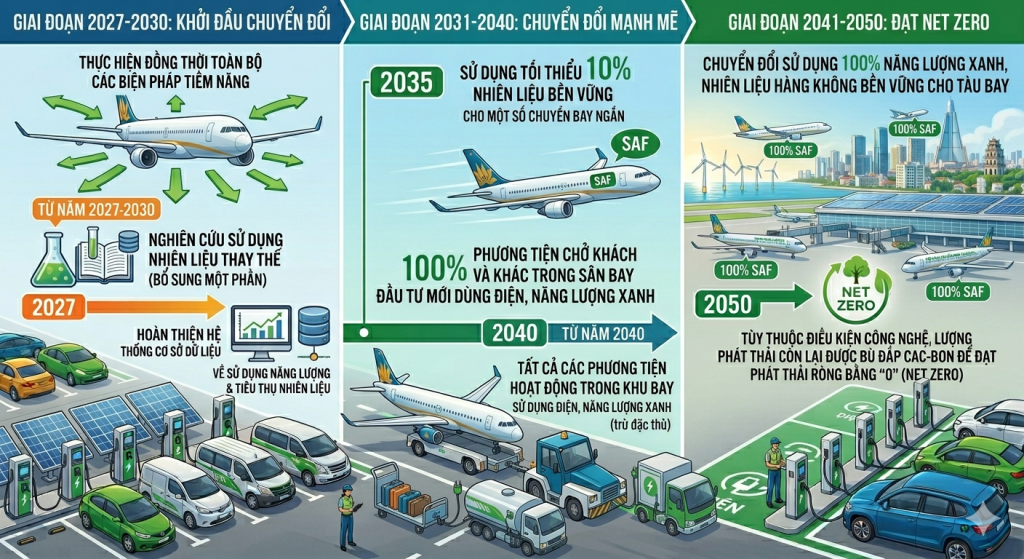 Hàng không tìm nhiên liệu thay thế từ năm 2027 Hàng không tìm nhiên liệu thay thế từ năm 2027