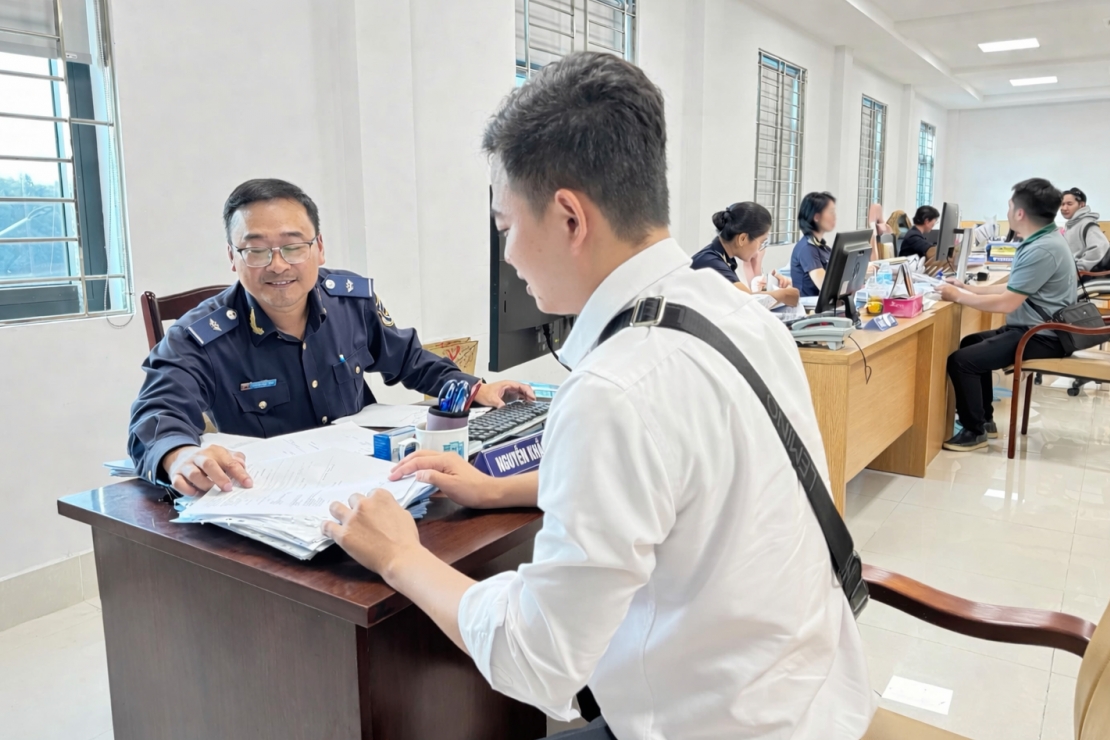 Hiệu quả cải cách hành chính ở Hải quan Đức Hòa