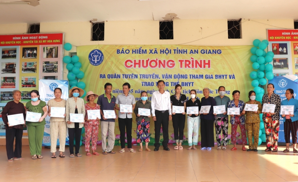 An Giang công nhận 2 xã đảo mới, gần 100.000 người dân sẽ được miễn phí bảo hiểm y tế