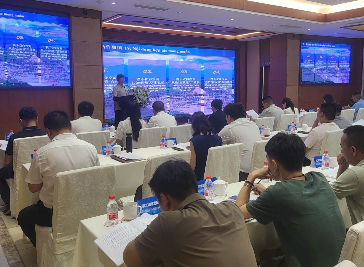 Kết nối chuỗi cung ứng Việt - Trung qua cửa khẩu Lào Cai - Hà Khẩu Kết nối chuỗi cung ứng Việt - Trung qua cửa khẩu Lào Cai - Hà Khẩu