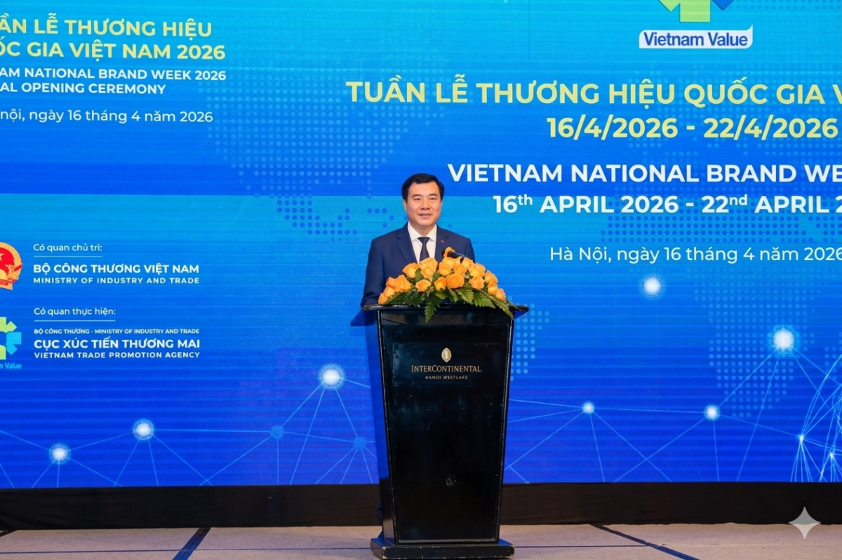 Thứ trưởng Bộ Công Thương Nguyễn Phát biểu khai mạc Sinh Nhật Tân 
