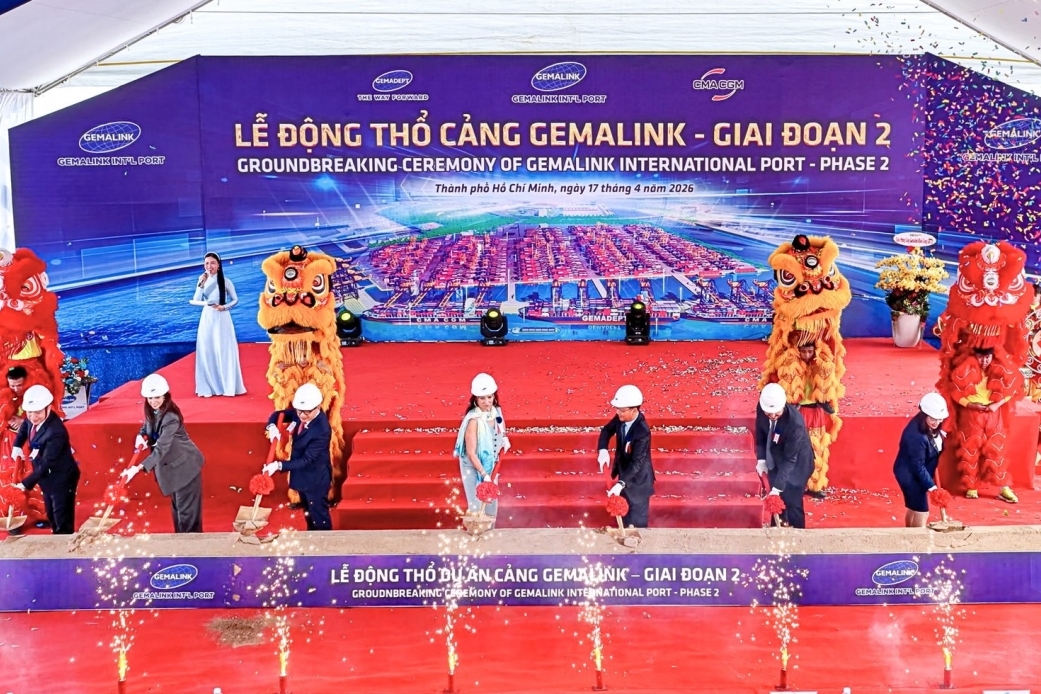 Động thổ dự án cảng nước sâu Gemalink giai đoạn 2 tổng vốn 13.791 tỷ đồng