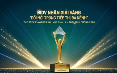 BIDV đạt giải Vàng The Stevie Awards về truyền thông giáo dục tài chính BIDV đạt giải Vàng The Stevie Awards về truyền thông giáo dục tài chính
