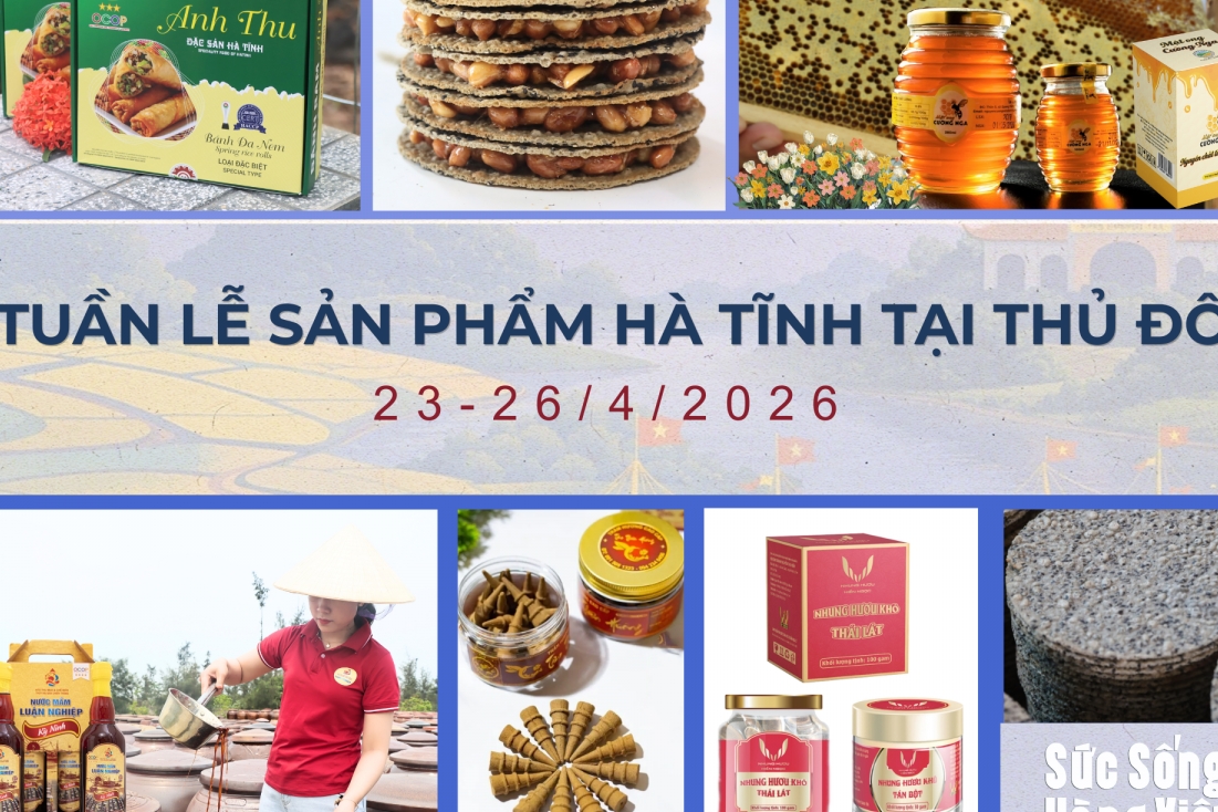 Sức sống hàng Việt số 5: Tuần lễ sản phẩm Hà Tĩnh tại Thủ đô