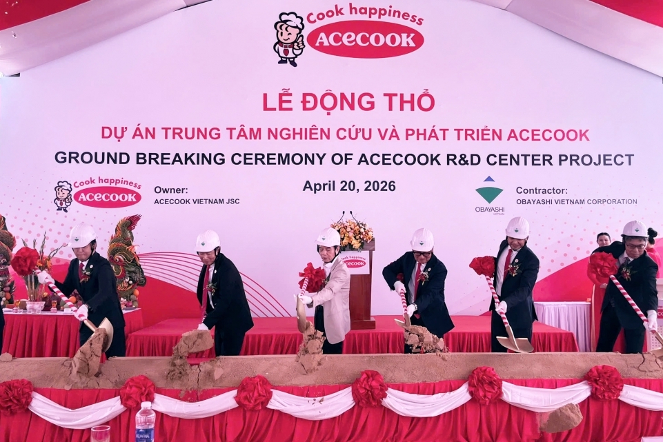 Acecook Việt Nam động thổ trung tâm nghiên cứu và phát triển mới