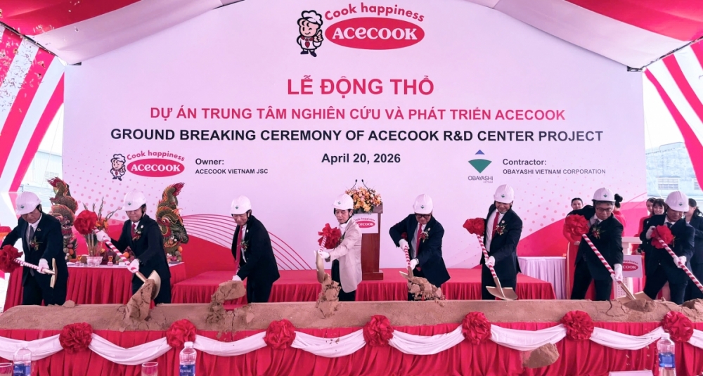 Acecook Việt Nam động thổ trung tâm nghiên cứu và phát triển mới