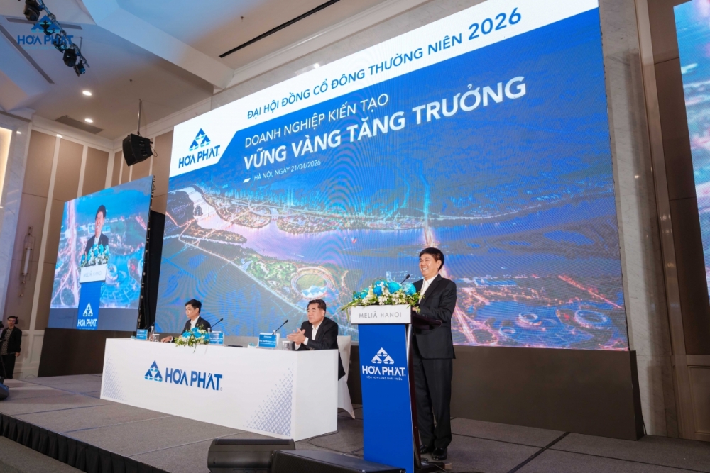 Hòa Phát đặt mục tiêu doanh thu kỷ lục 210.000 tỷ đồng năm 2026 Hòa Phát đặt mục tiêu doanh thu kỷ lục 210.000 tỷ đồng năm 2026