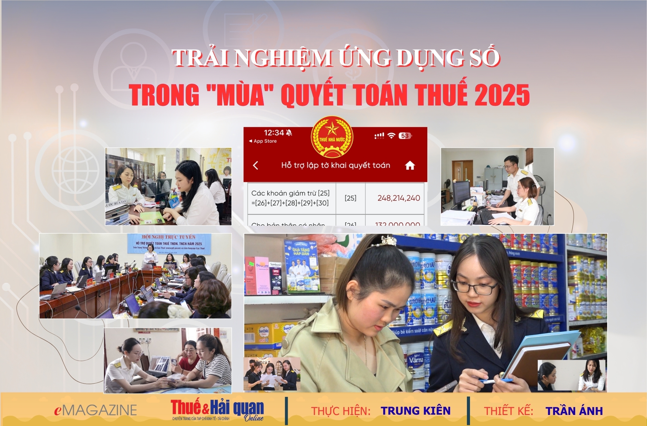 EMAGAZINE: Trải nghiệm ứng dụng số trong mùa quyết toán thuế 2025