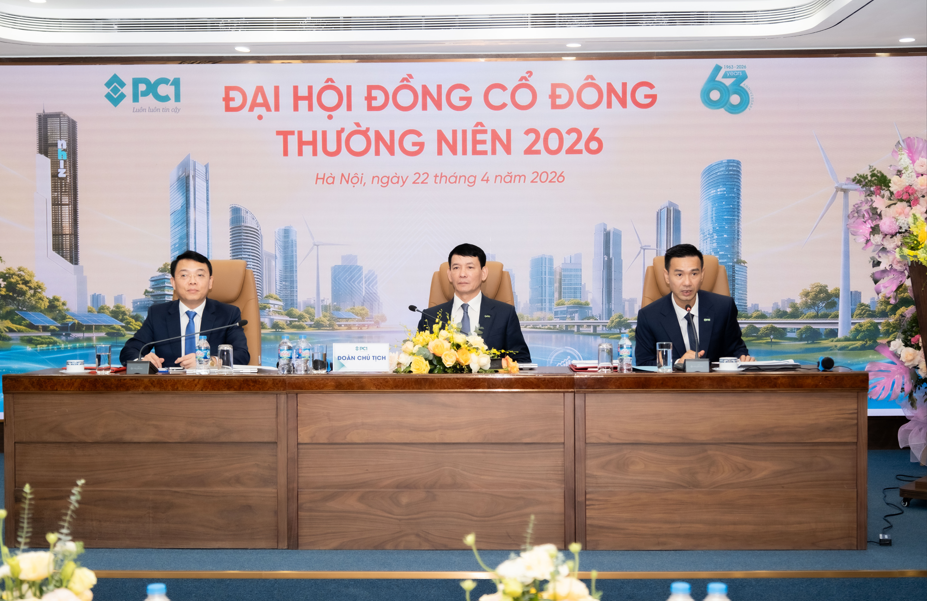 Đại hội đồng cổ đông 2026 PC1: Hướng tới chu kỳ tăng trưởng mới vững chắc Đại hội đồng cổ đông 2026 PC1: Hướng tới chu kỳ tăng trưởng mới vững chắc