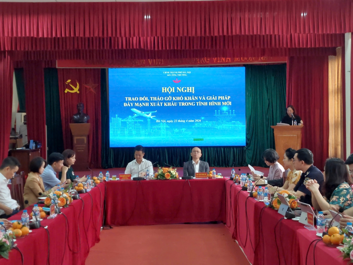 Hà Nội tích cực tháo gỡ khó khăn hỗ trợ doanh nghiệp đẩy mạnh xuất khẩu Hà Nội tích cực tháo gỡ khó khăn hỗ trợ doanh nghiệp đẩy mạnh xuất khẩu