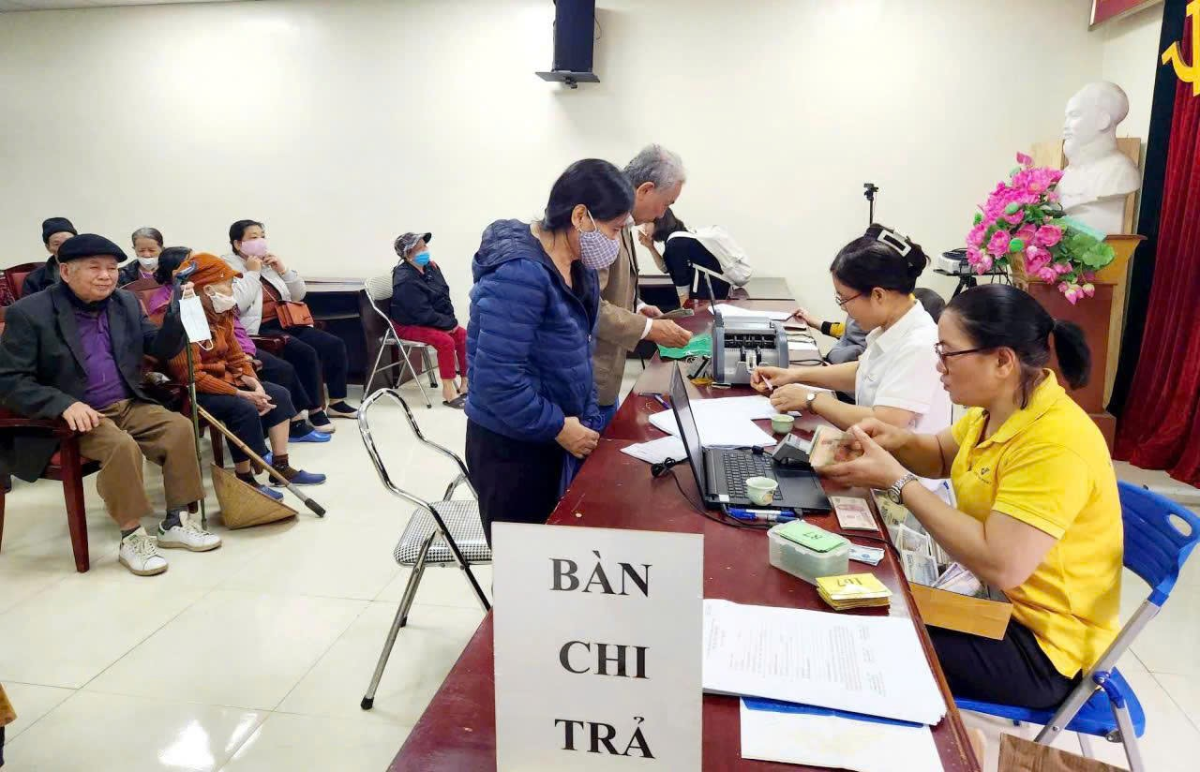 Hơn 1,3 triệu người đang hưởng lương hưu dưới 10 triệu đồng/tháng