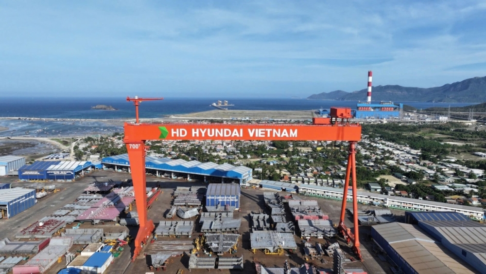 Công ty TNHH HD Hyundai Đóng tàu Việt Nam.