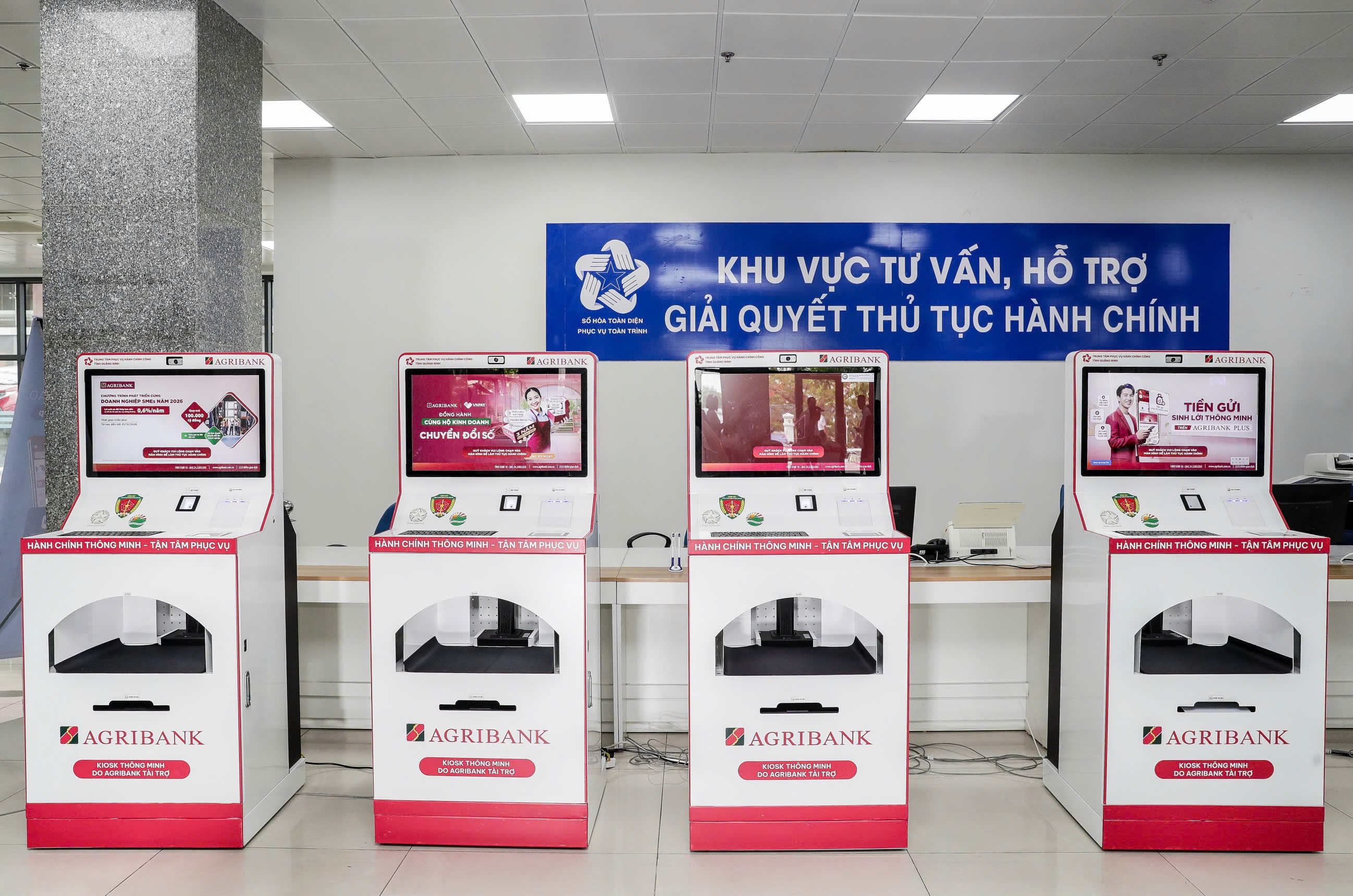 Agribank đưa 10 Kiosk thông minh về Quảng Ninh, rút ngắn thủ tục còn 3-5 phút Agribank đưa 10 Kiosk thông minh về Quảng Ninh, rút ngắn thủ tục còn 3-5 phút