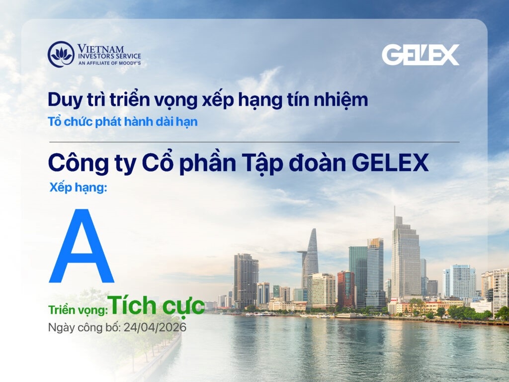 GELEX ghi nhận tăng trưởng 2 con số quý I/2026 GELEX ghi nhận tăng trưởng 2 con số quý I/2026