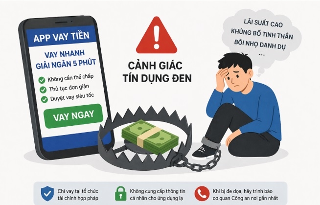 GIAO DIỆN ỨNG DỤNG VAY VỐN VỚI NÚT BẤM ĐĂNG KÝ KHOẢN VAY DUYỆT NHANH TRONG NGÀY