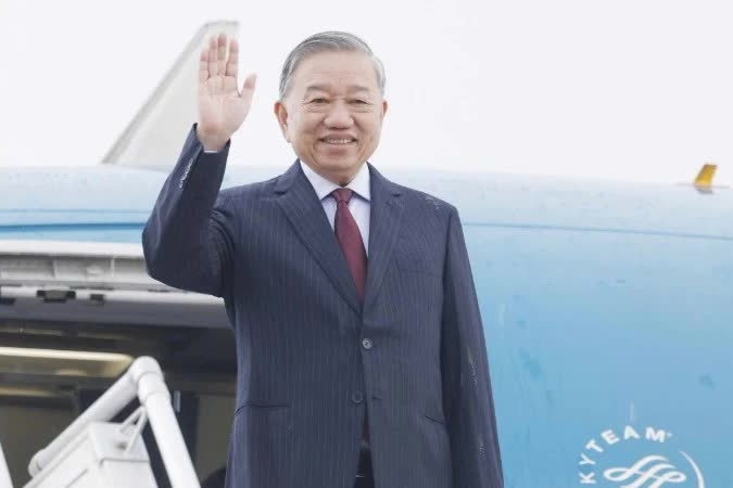 Tổng Bí thư, Chủ tịch nước Tô Lâm bắt đầu thăm cấp Nhà nước Cộng hòa Ấn Độ