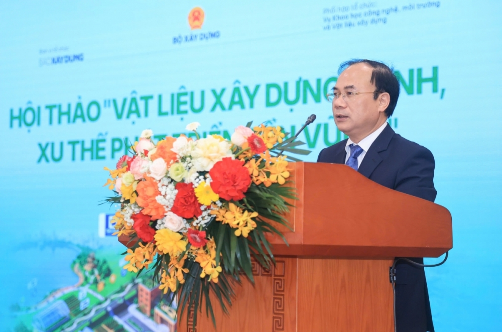 “Xanh hóa” vật liệu xây dựng là yêu cầu cấp thiết